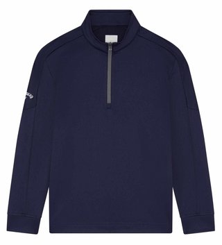 Callaway Waffle Fleece boys sweatshirt, peacoat