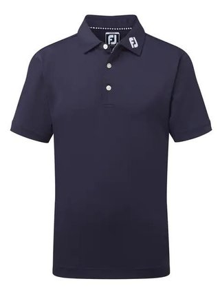 FootJoy Stretch Pique Solid junior polo, navy