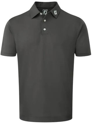 FootJoy Stretch Pique Solid men's polo, charcoal
