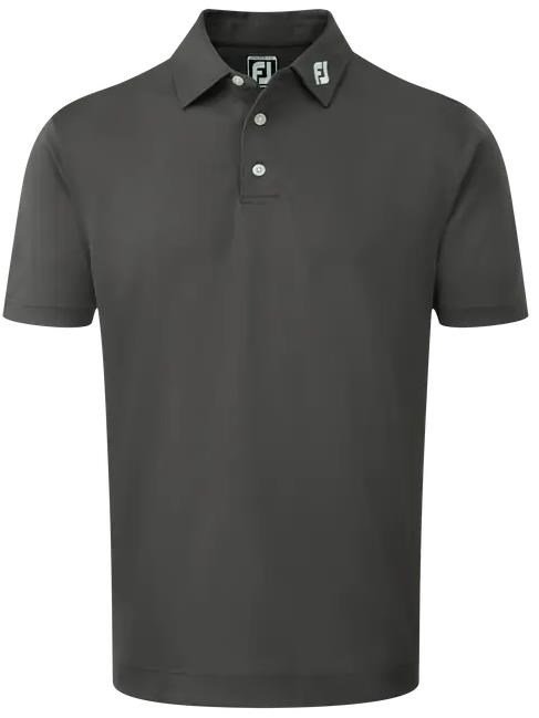 FootJoy Stretch Pique Solid men's polo, charcoal