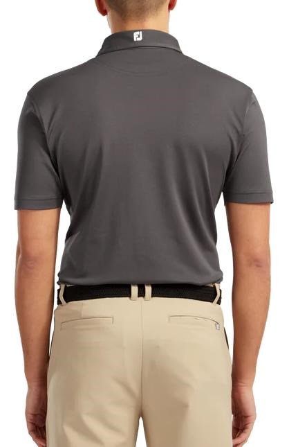 FootJoy Stretch Pique Solid men's polo, charcoal