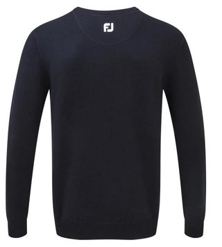 FootJoy Wool Blend V-Neck men's pullover, navy