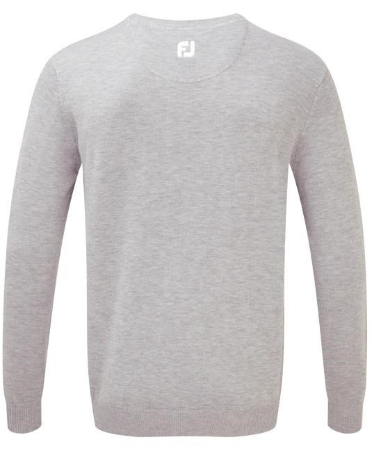 FootJoy Wool Blend V-Neck men's pullover, heather grey