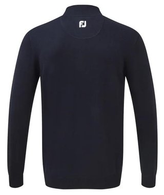 FootJoy Wool Blend 1/2 Zip men's pullover, navy