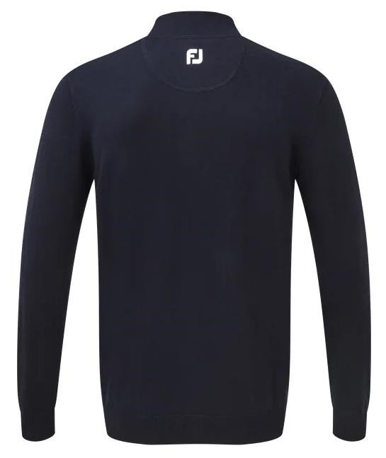FootJoy Wool Blend 1/2 Zip men's pullover, navy