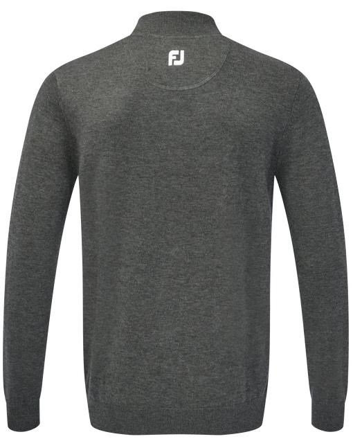 FootJoy Wool Blend 1/2 Zip men's pullover, grey
