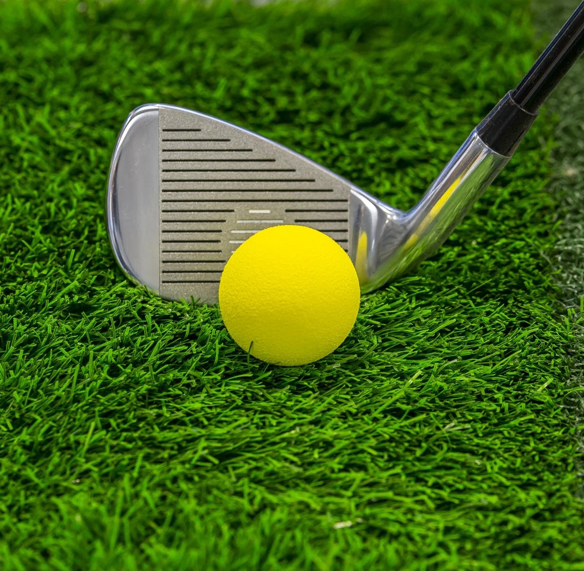 Longridge Yellow Foam Practice golf balls, yellow