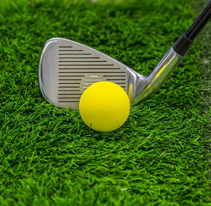 Longridge Yellow Foam Practice golf balls, yellow