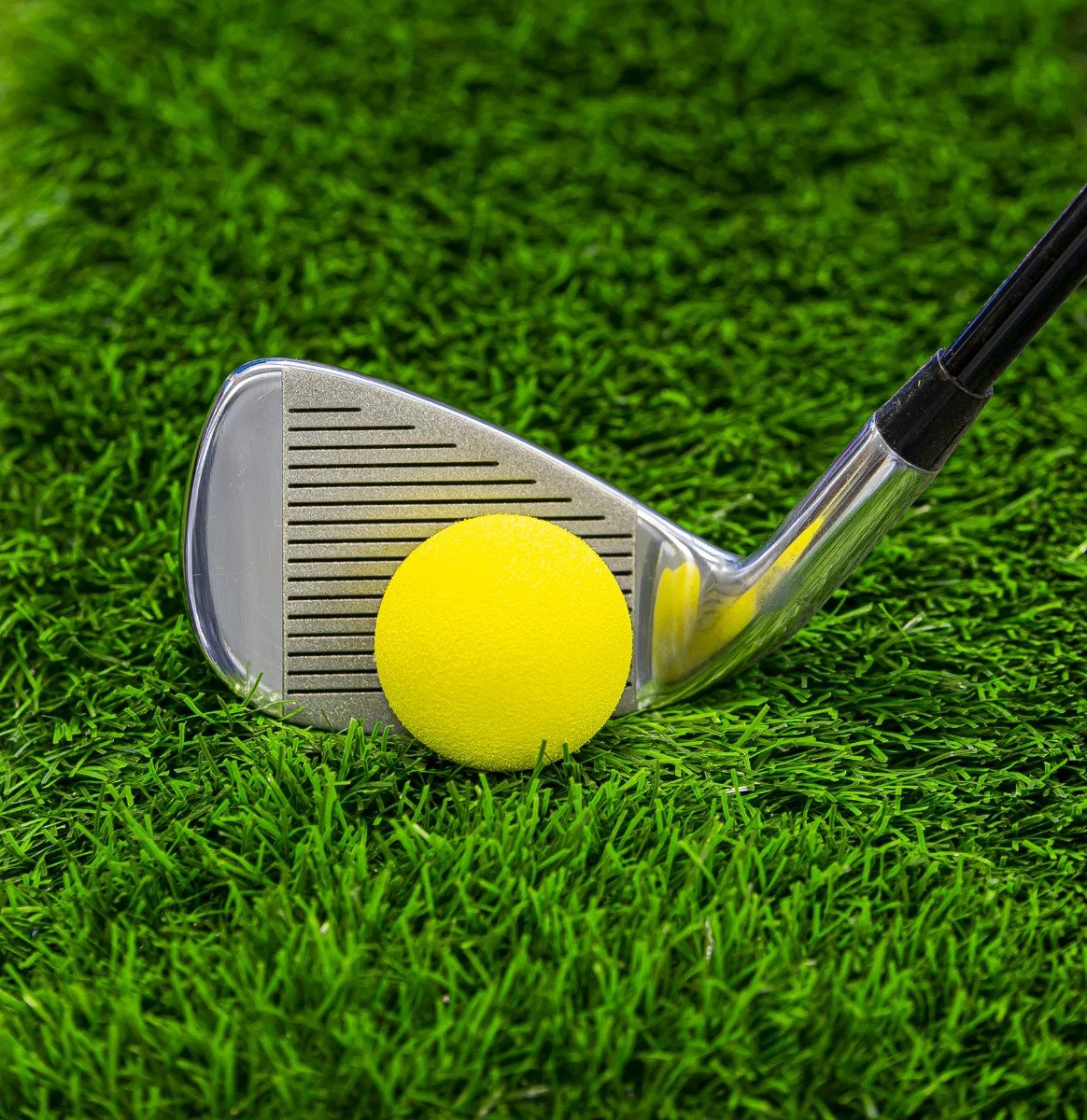 Longridge Yellow Foam Practice golf balls, yellow