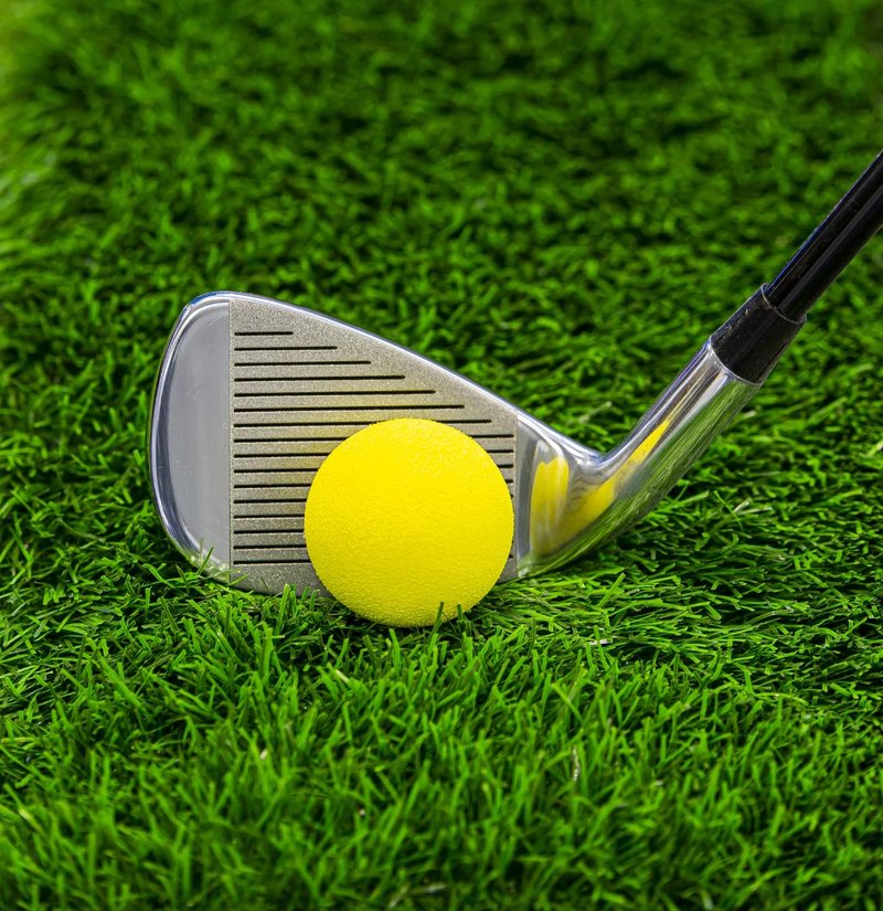 Longridge Yellow Foam Practice golf balls, yellow
