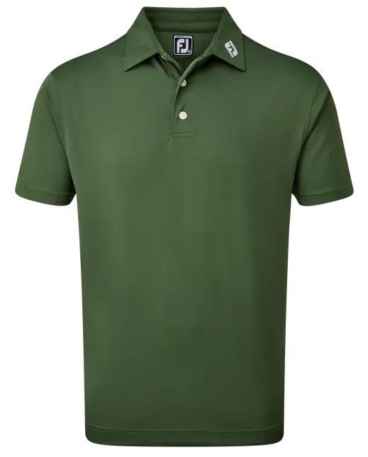 FootJoy Stretch Pique Solid men's polo, olive