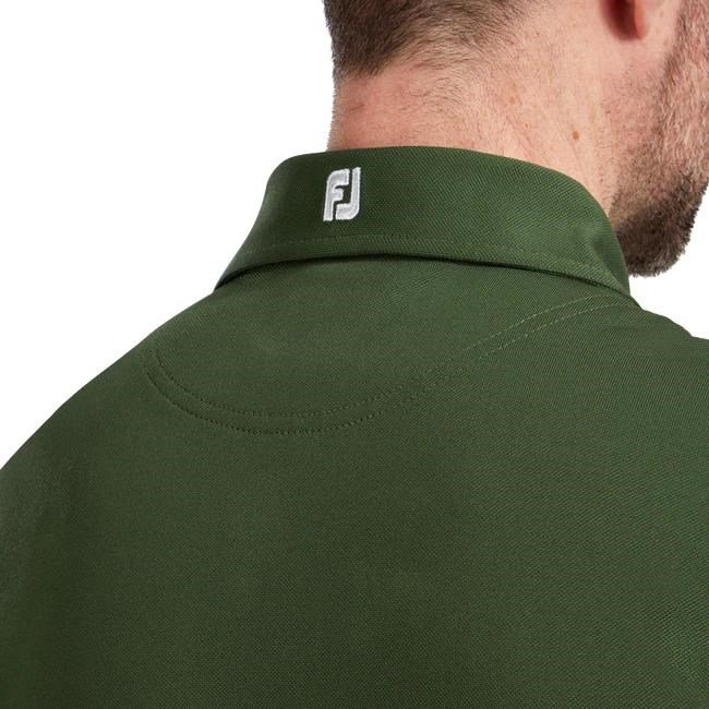 FootJoy Stretch Pique Solid men's polo, olive