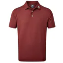 FootJoy Stretch Pique Solid men's polo, maroon