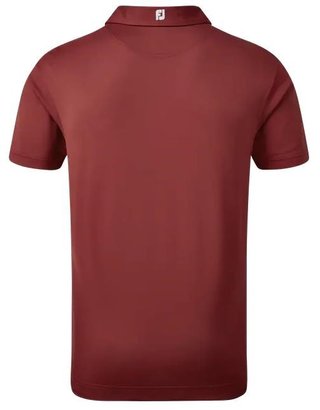 FootJoy Stretch Pique Solid men's polo, maroon