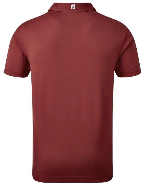 FootJoy Stretch Pique Solid men's polo, maroon