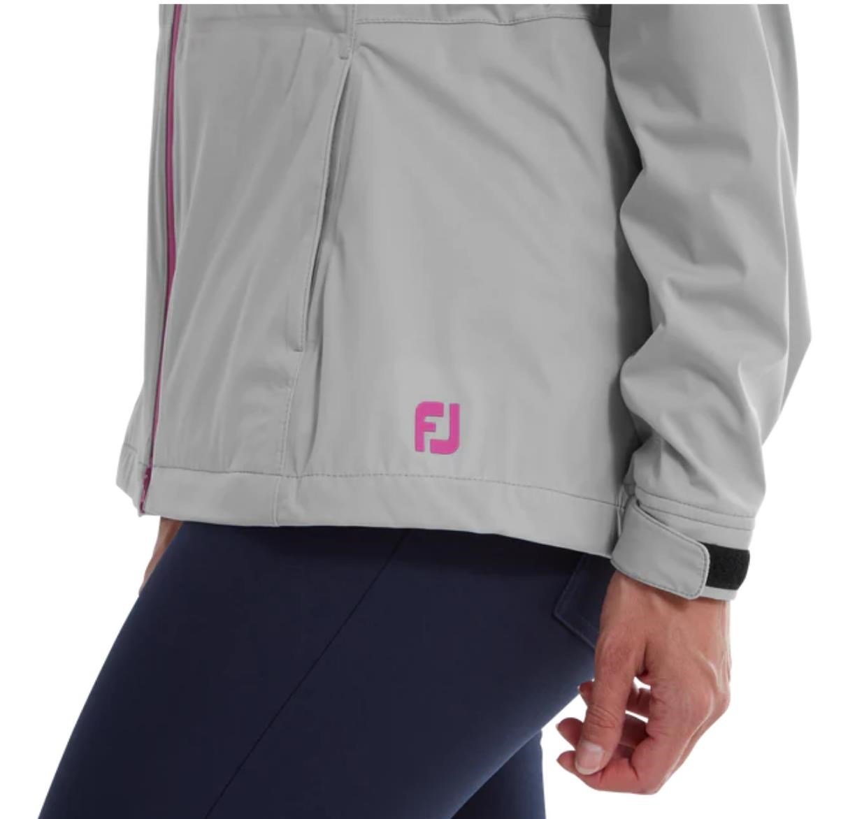 FootJoy Hydroknit women's jacket, grey/pink