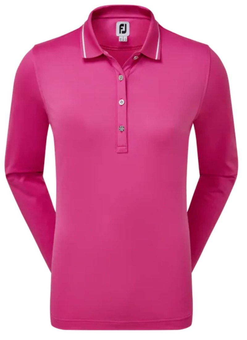 FootJoy Thermal Long Sleeved women's polo, pink