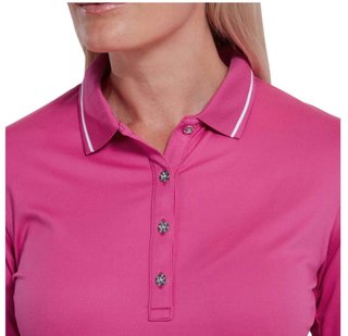 FootJoy Thermal Long Sleeved women's polo, pink