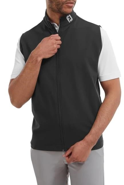 FootJoy Full-Zip Knit men's vest, black
