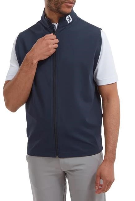 FootJoy Full-Zip Knit men's vest, navy