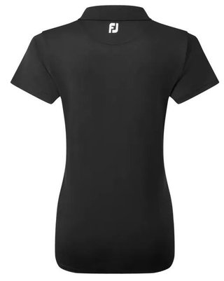 FootJoy Stretch Pique Solid women's polo, black