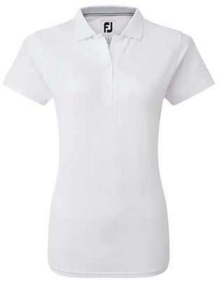 FootJoy Stretch Pique Solid women's polo, white