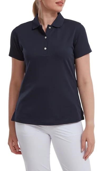 FootJoy Stretch Pique Solid women's polo, navy