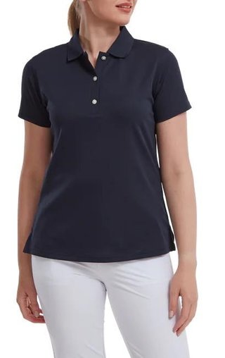 FootJoy Stretch Pique Solid women's polo, navy