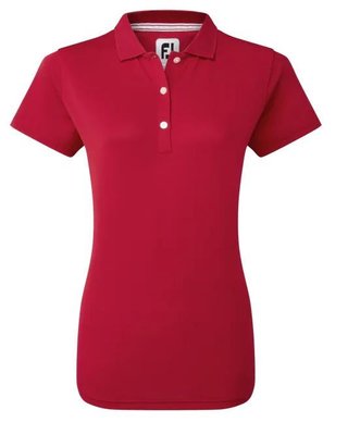 FootJoy Stretch Pique Solid women's polo, red