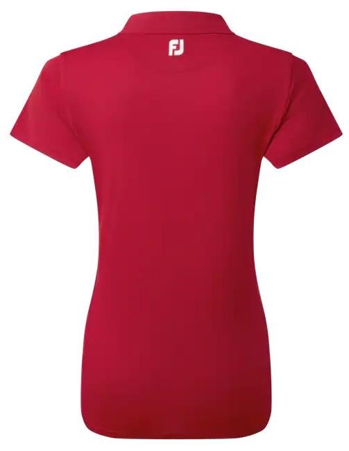 FootJoy Stretch Pique Solid women's polo, red
