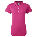 FootJoy Stretch Pique Solid women's polo, heather pink