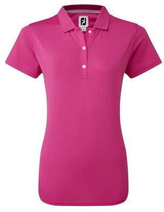 FootJoy Stretch Pique Solid women's polo, heather pink