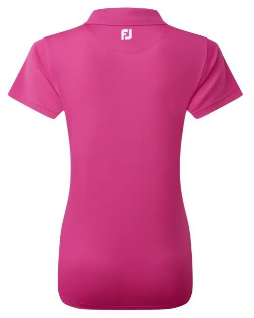 FootJoy Stretch Pique Solid women's polo, heather pink