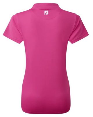 FootJoy Stretch Pique Solid women's polo, heather pink
