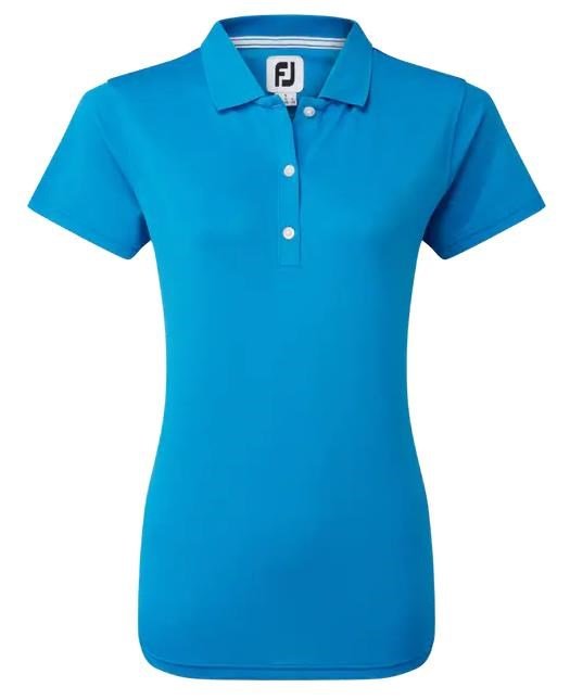 FootJoy Stretch Pique Solid women's polo, cobalt