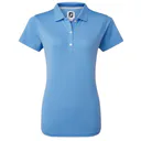 FootJoy Stretch Pique Solid women's polo, light blue