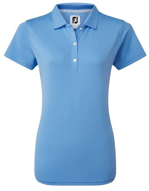 FootJoy Stretch Pique Solid women's polo, light blue