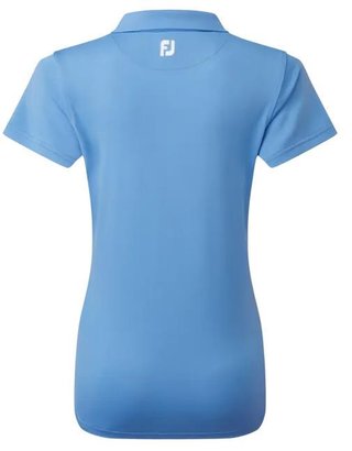 FootJoy Stretch Pique Solid women's polo, light blue