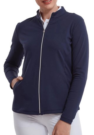 FootJoy Full-Zip Midlayer women's sweatshirt, navy