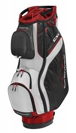 Sun Mountain CX1 cart bag, red/black/white