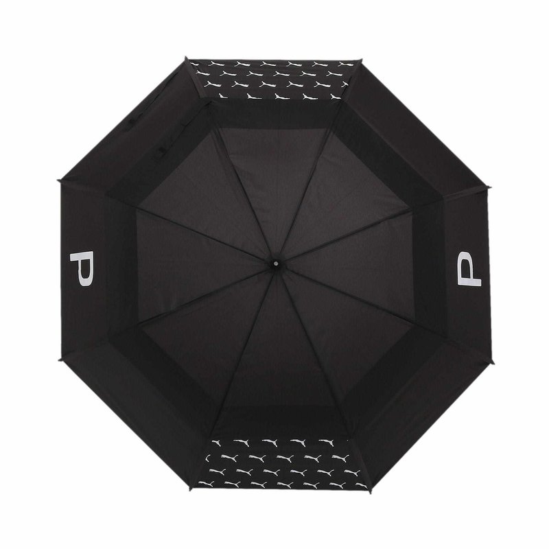 Puma Golf Puma 68" Enjoy Tour Double Canopy Umbrella, black