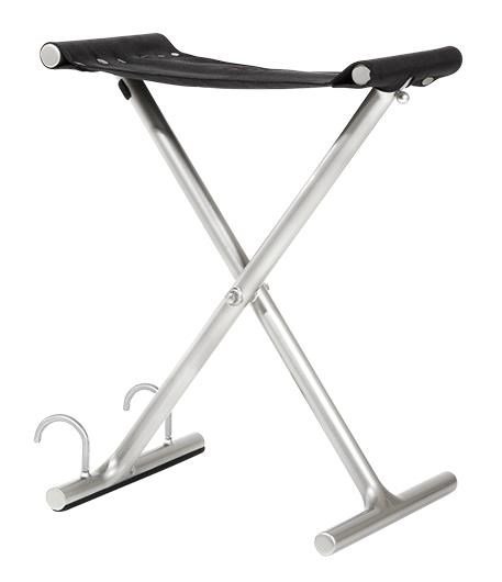 JuCad Golfer Seat made of Carbon, silver