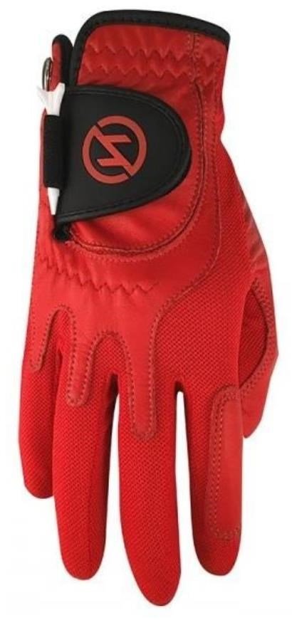 Zero Friction Cabretta mens golf glove, red