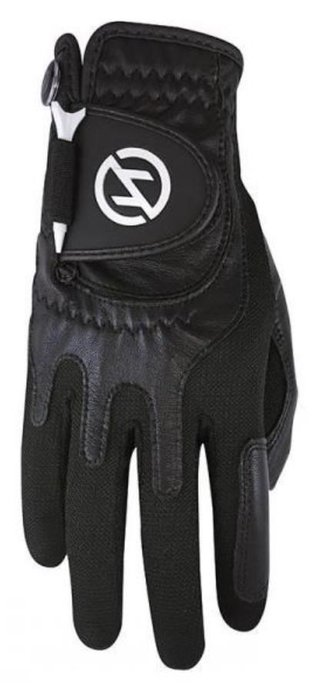 Zero Friction Cabretta mens golf glove, black