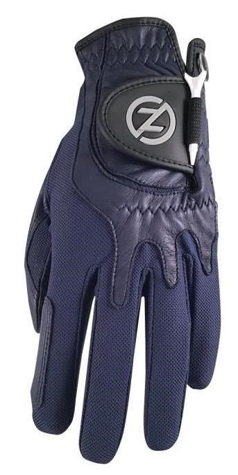 Zero Friction Cabretta mens golf glove, navy