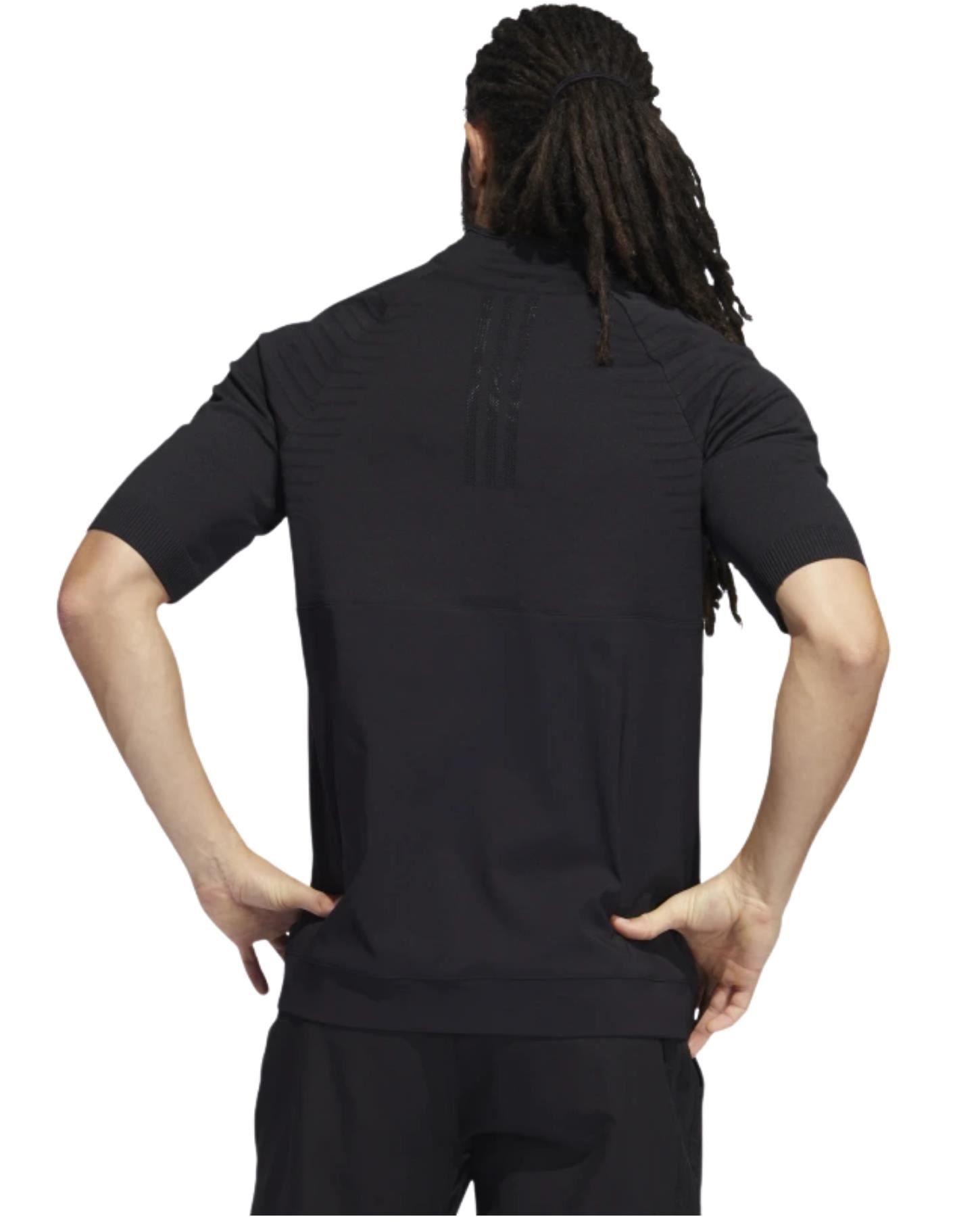 Adidas Primeknit Statement 1/4 men's sweatshirt, black