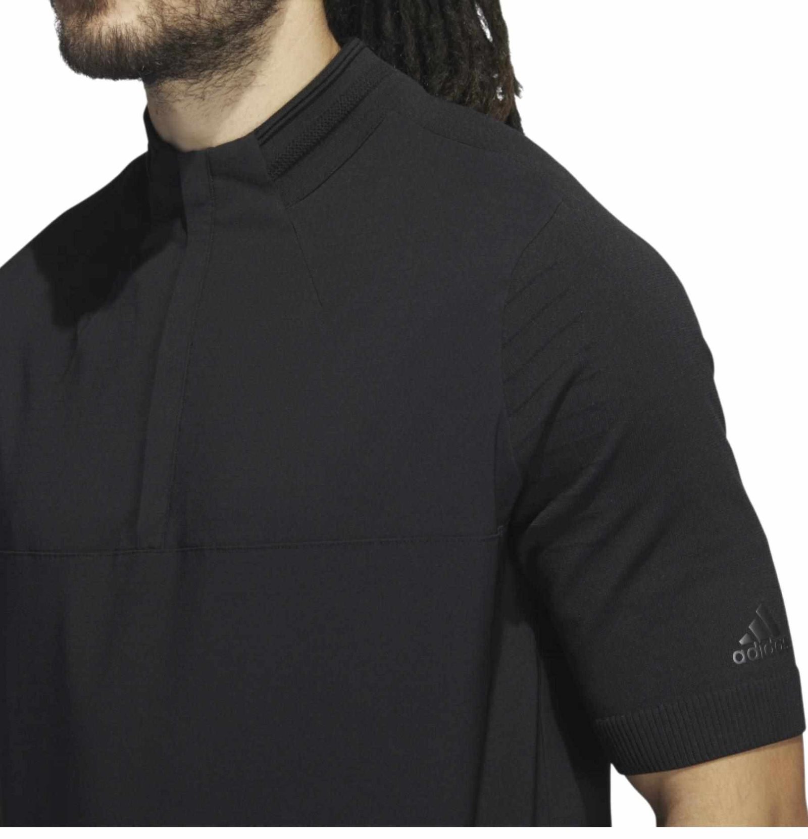 Adidas Primeknit Statement 1/4 men's sweatshirt, black