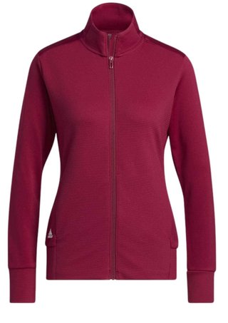 Adidas Textured Full-Zip women's sweatshirt, legacy burgundy