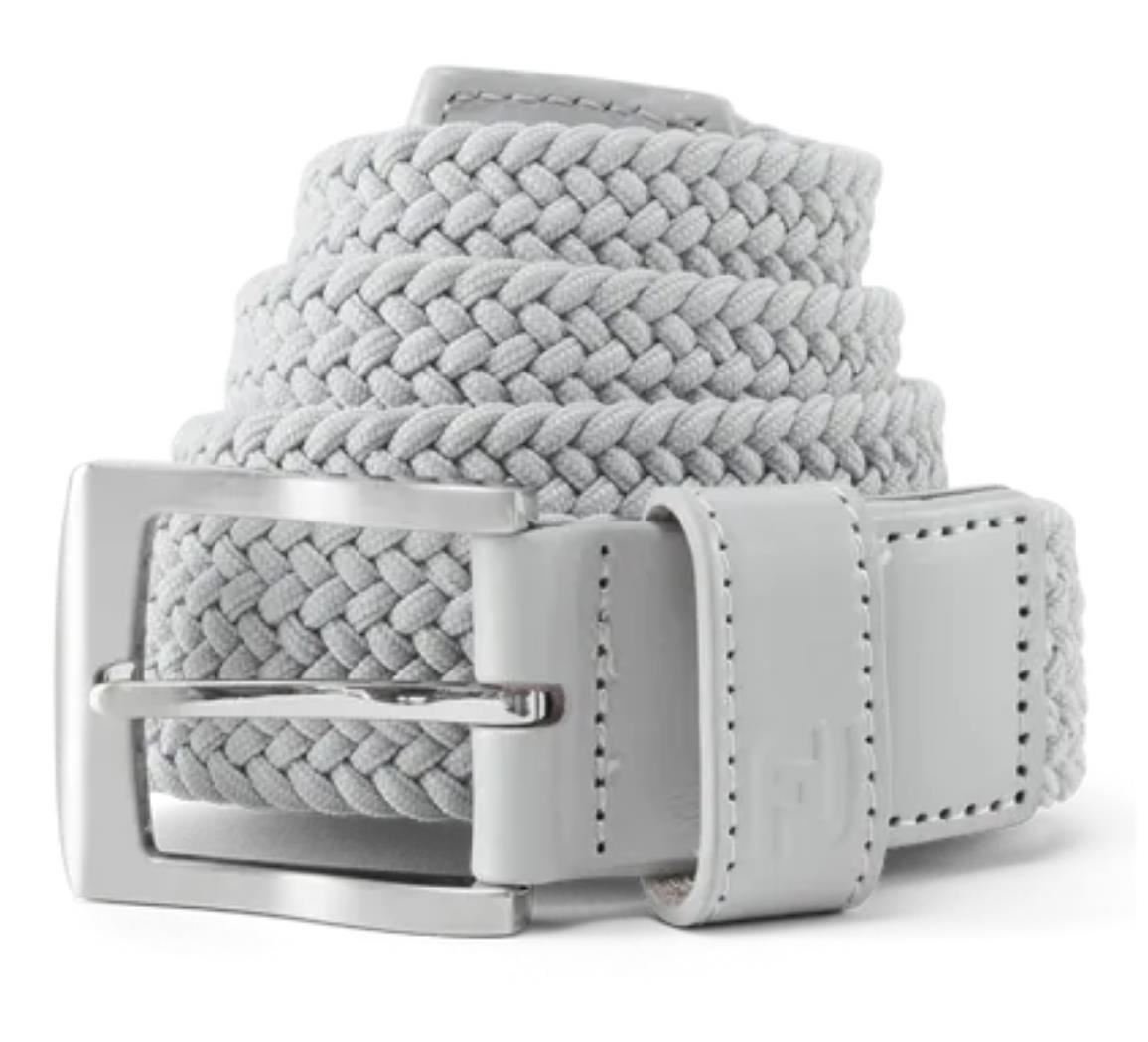FootJoy Braided men's belt, grey