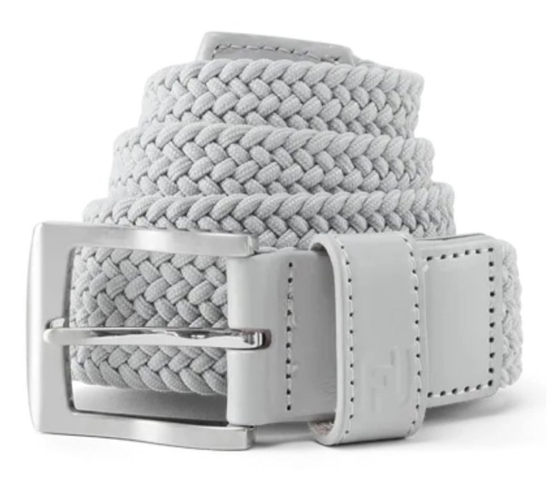 FootJoy Braided men's belt, grey